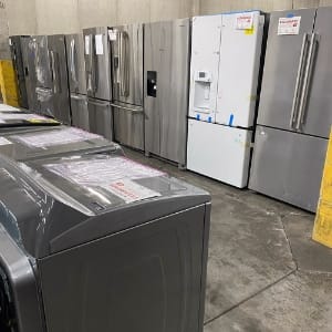 laundry and refrigerator inventory at queen city outlet